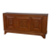 3-door sideboard in solid oak with curved legs, 1950s