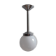Ball opaline hanging lamp