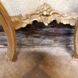 Gilded wooden console
