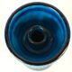 Vase bleu Bitossi, dessin d'aldo Londi