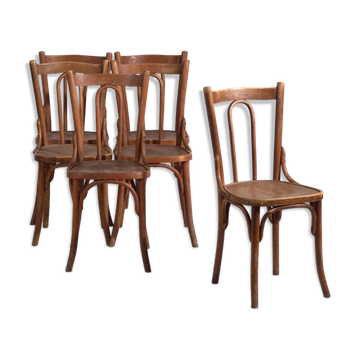 Set of 6 antique bentwood chairs – Central Europe, circa 1900