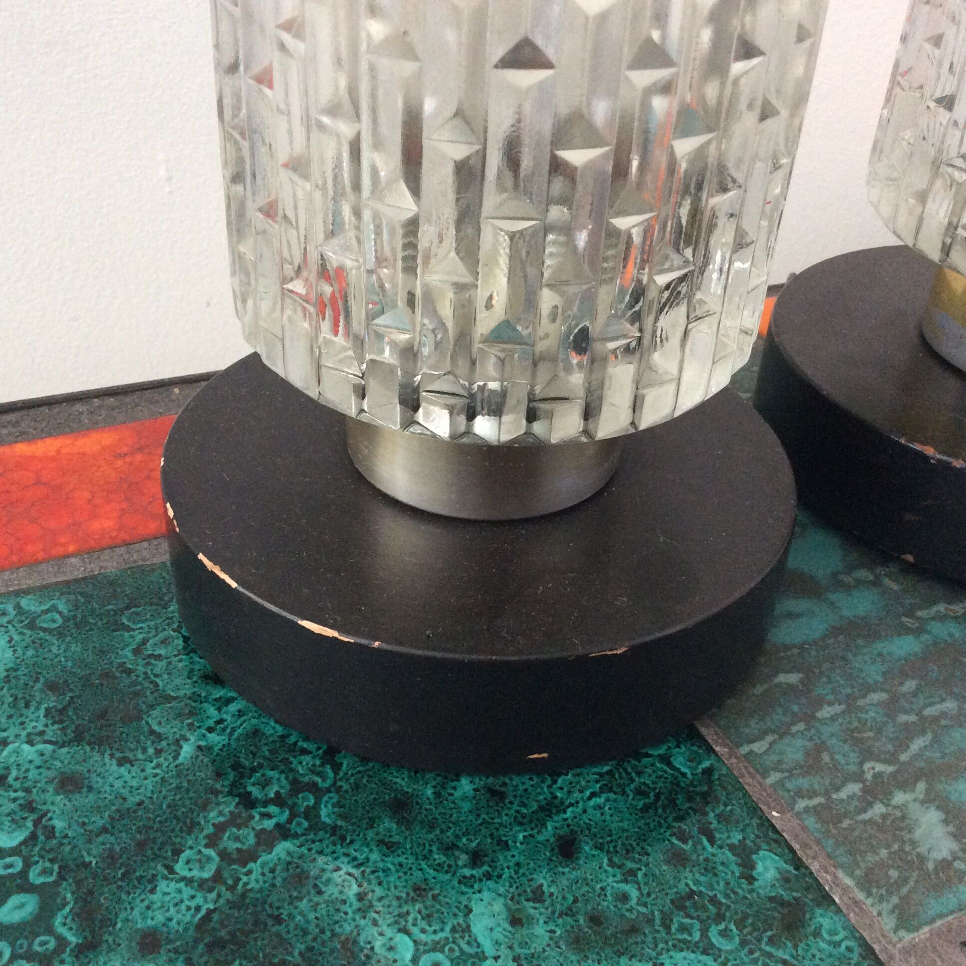 Paire de lampes vintage des années 60-70