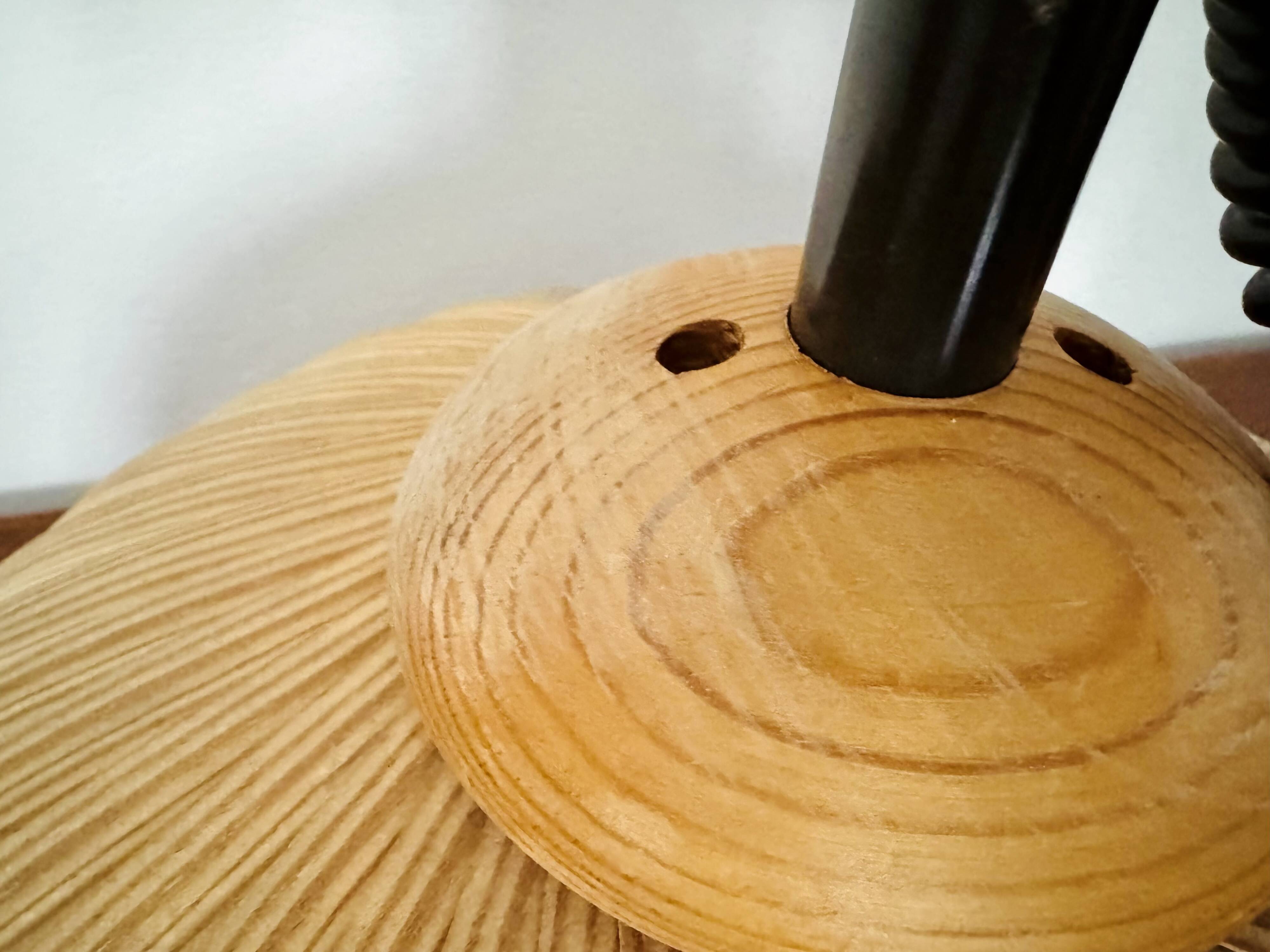 Large Wooden Pendant Lamp