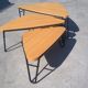 Tables pull-out "petalo" Charlotte Perriand