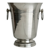 Shiny metal champagne bucket