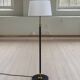 Modern mid-century floor lamp by Aage Petersen, for Le Klint, Denmark, 1970s.