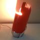 Table lamp 70s orange Piero de Martini