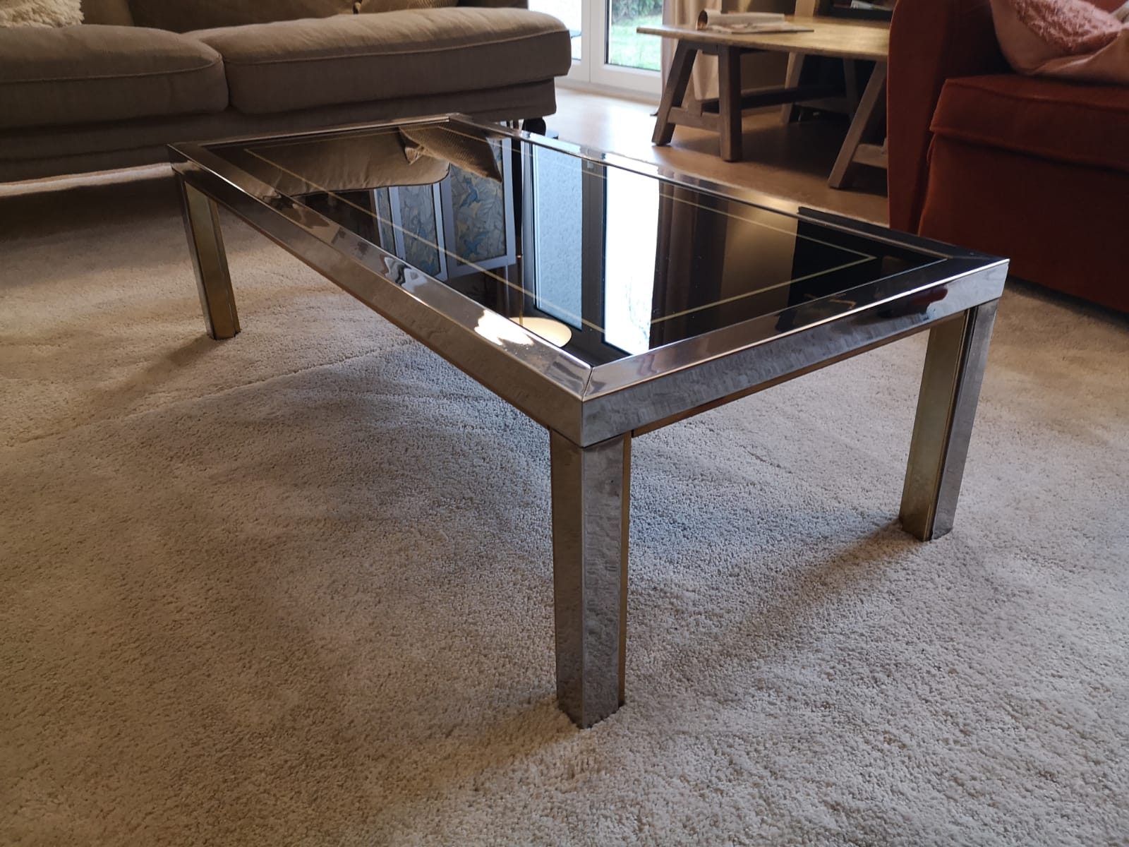 Vintage Italian coffee table 70s