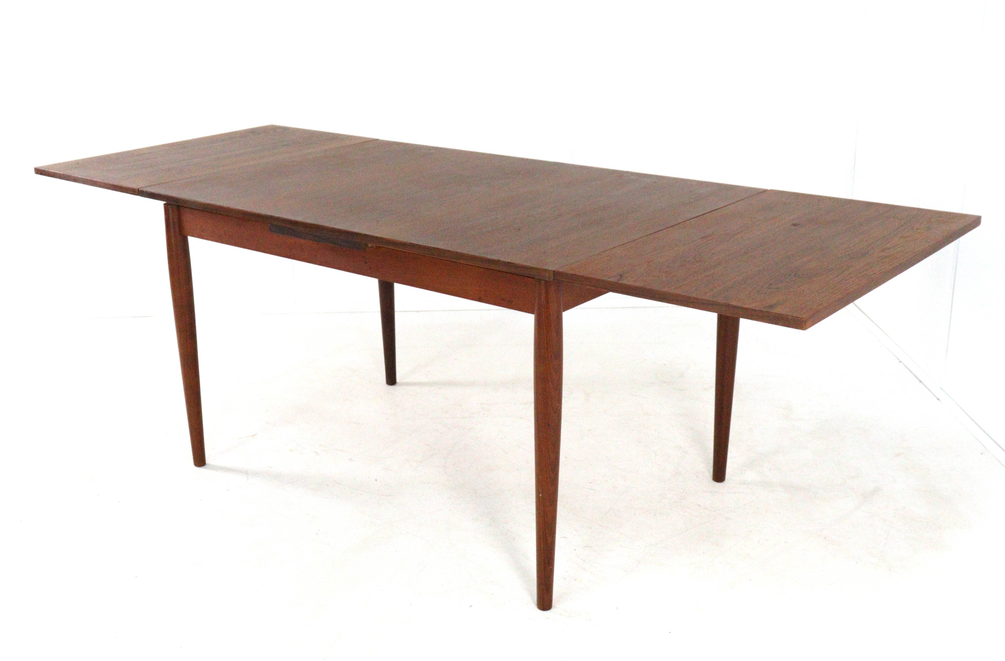 Lübke extendable rectangular dining table mid century modern