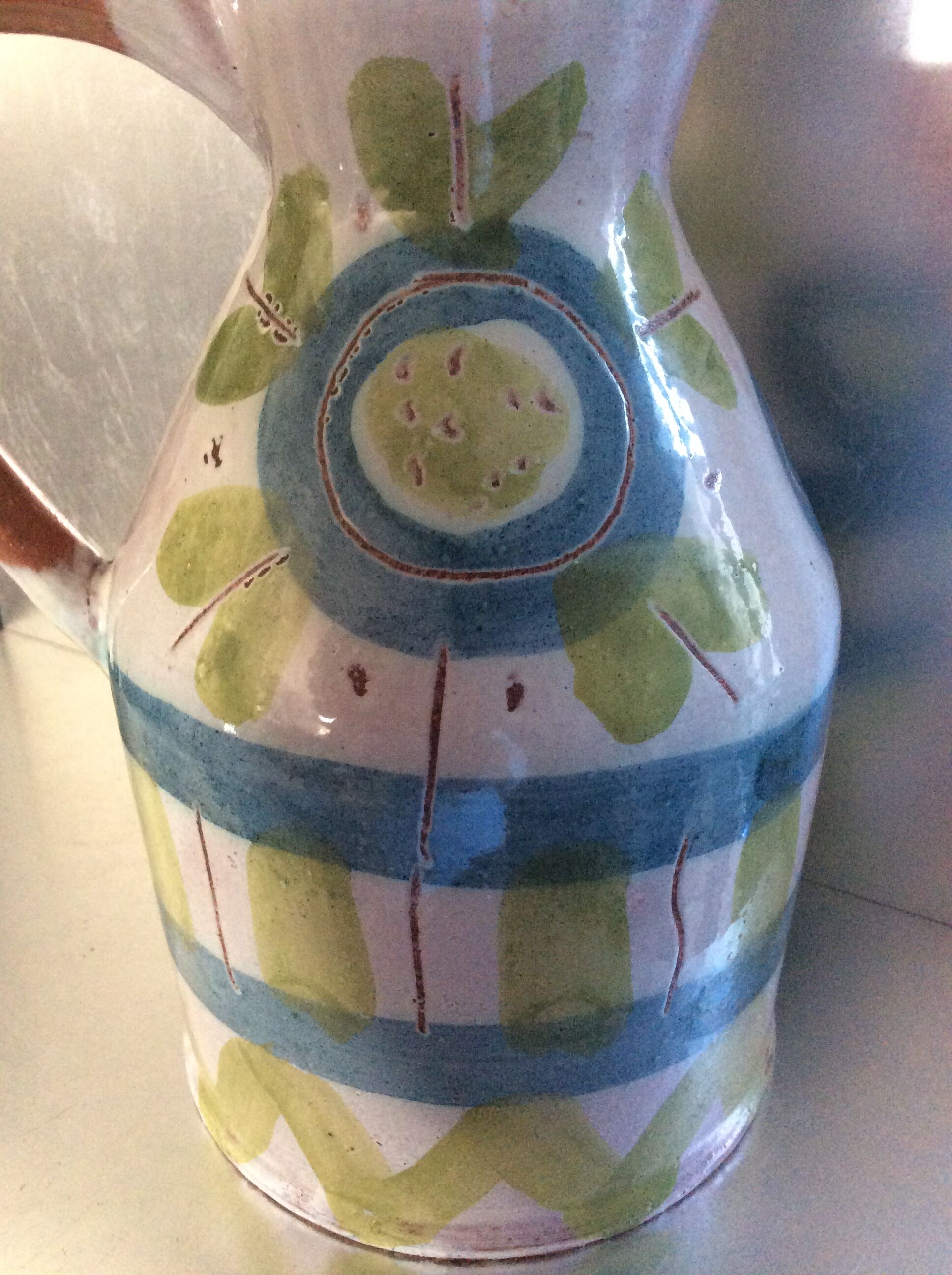 Vintage ceramic pitcher 60-70 Made in Sweden