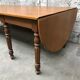 Former large oak farm table early 20th vintage