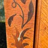 Oak and marquetry row 50s