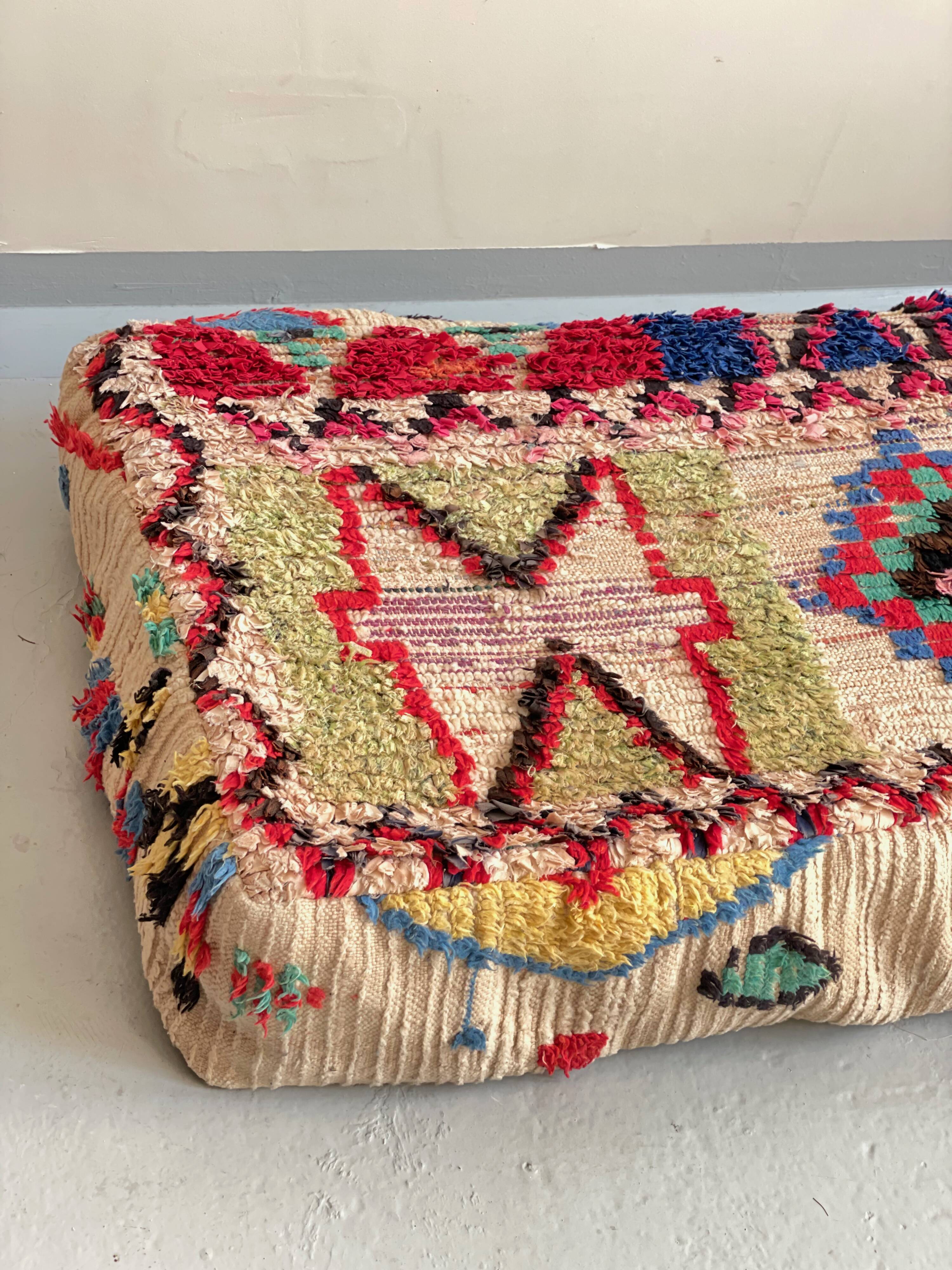 Pouf berbère Marocain Kilim XL