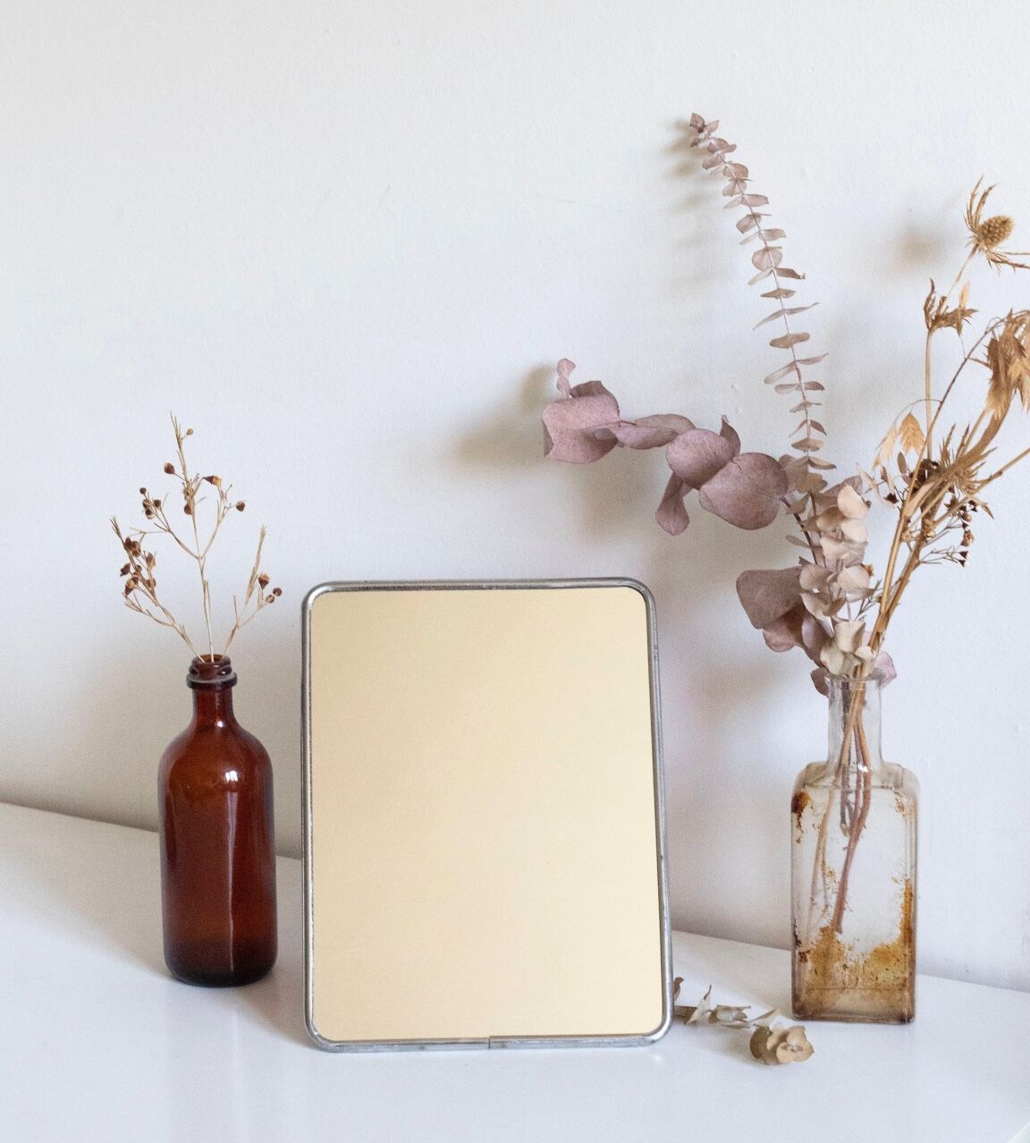 Vintage barber mirror 24*18cm