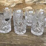 Crystal whisky glasses (x11)