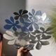 Fruit bowl/basket in chromed stainless steel, signed Monika Mulder
