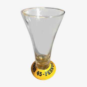 Verre Pernod Fils 45 au pied jaune