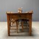 Table de ferme en chêne de France début des années 1900