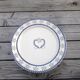 Vintage flat plates - porcelain - 8 pieces - 1970-80