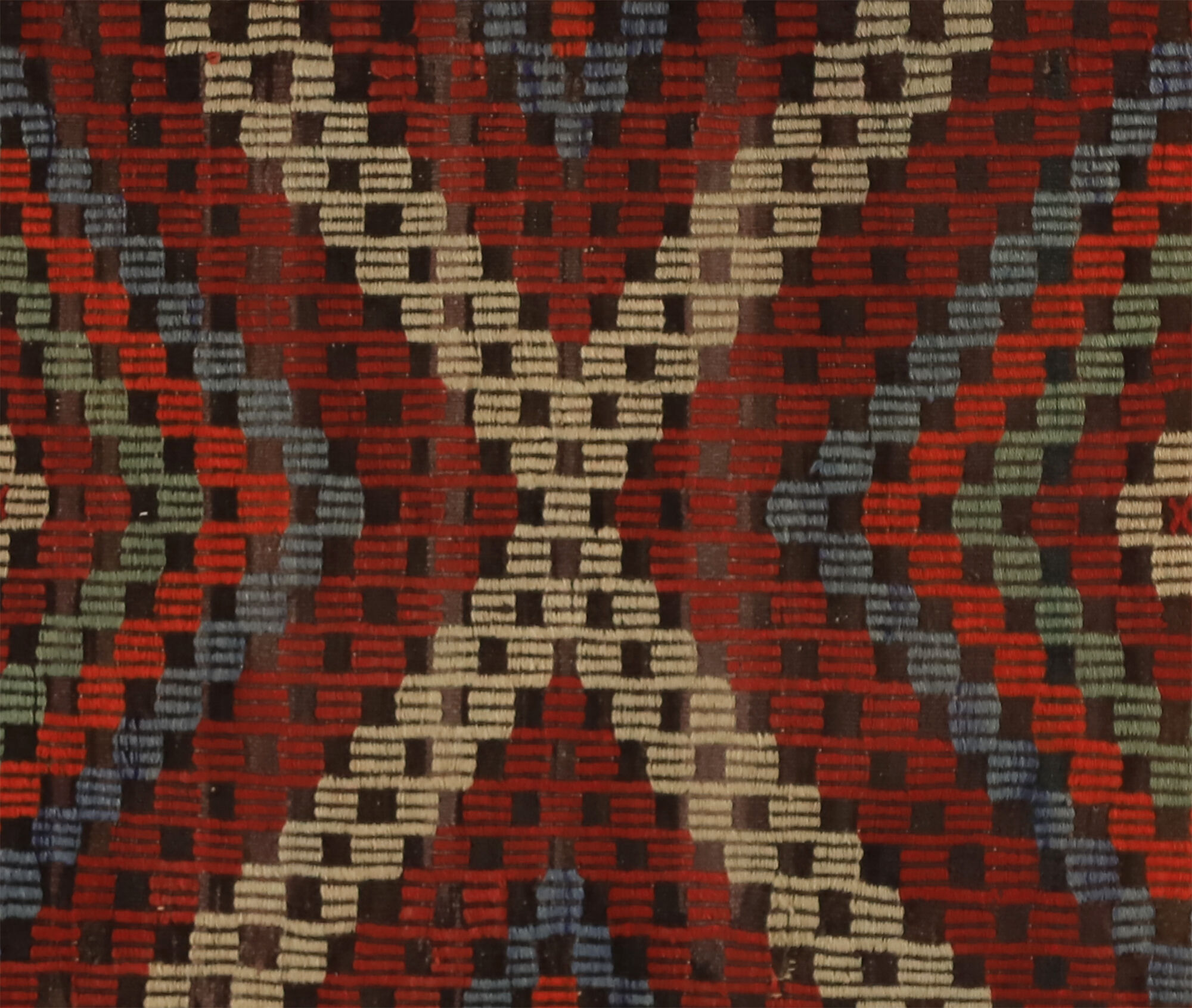 Anatolian handmade kilim rug 252 cm x 172 cm