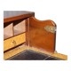 Commode de campagne estampillée Army & Navy C.S.L avec bureau rabattable