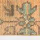 2x5 Turkish Vintage Runner Rug: Light Orange Peach Handmade Carpet 75x170Cm