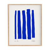 Framed abstract giclee art print 50x70cm