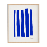Impression d'art abstraite encadrée (giclée) 50x70cm