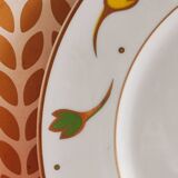 Set of porcelain plates with a frieze from Royal Limoges.