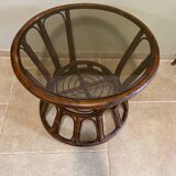 Rattan coffee table
