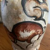 Antique stoneware pitcher – animal rock decoration – around 1900 – Puis style