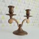 Vintage solid brass chandelier