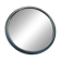 Plateau miroir rond époque art déco entourage alu