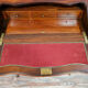 Bureau scriban de pente louis xv galbé en marquèterie vers 1850-1880