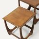 G-Plan teak nesting tables, 1960s.