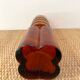 Amber carafe from Empoli from the 1960s - Quatrefoil