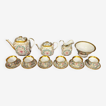 Paris porcelain: magnificent Empire period tea/coffee service circa 1810