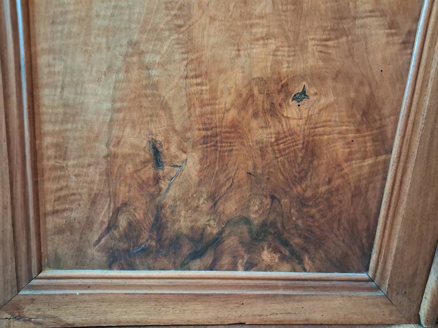 Antique walnut wardrobe