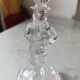 Moulded glass candlestick portieux