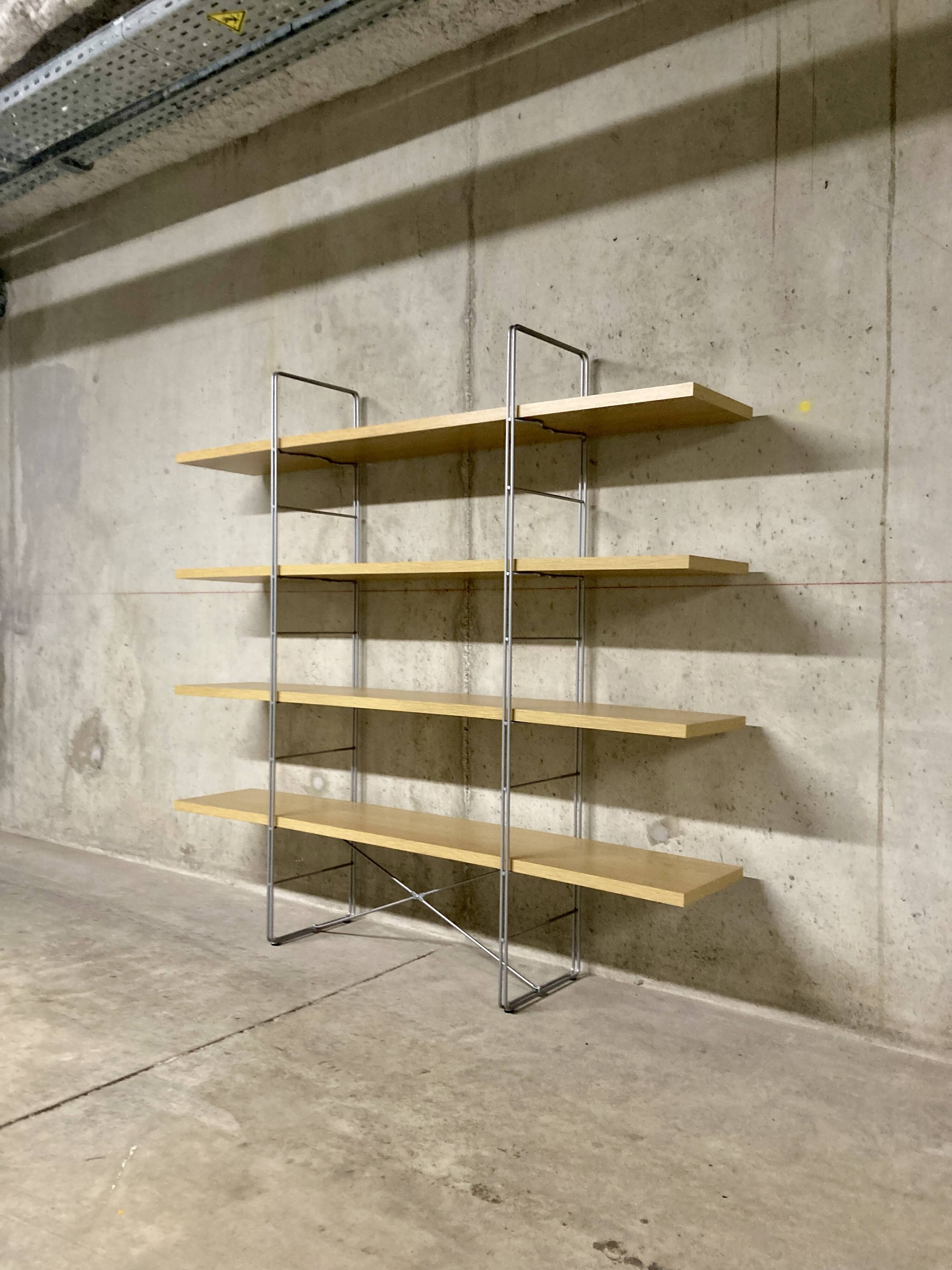 Enetri shelving system vintage oak Niels Gammelgaard for Ikea