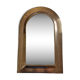 Original vintage Moroccan brass mirror, arch shape, 48 x 32 cm