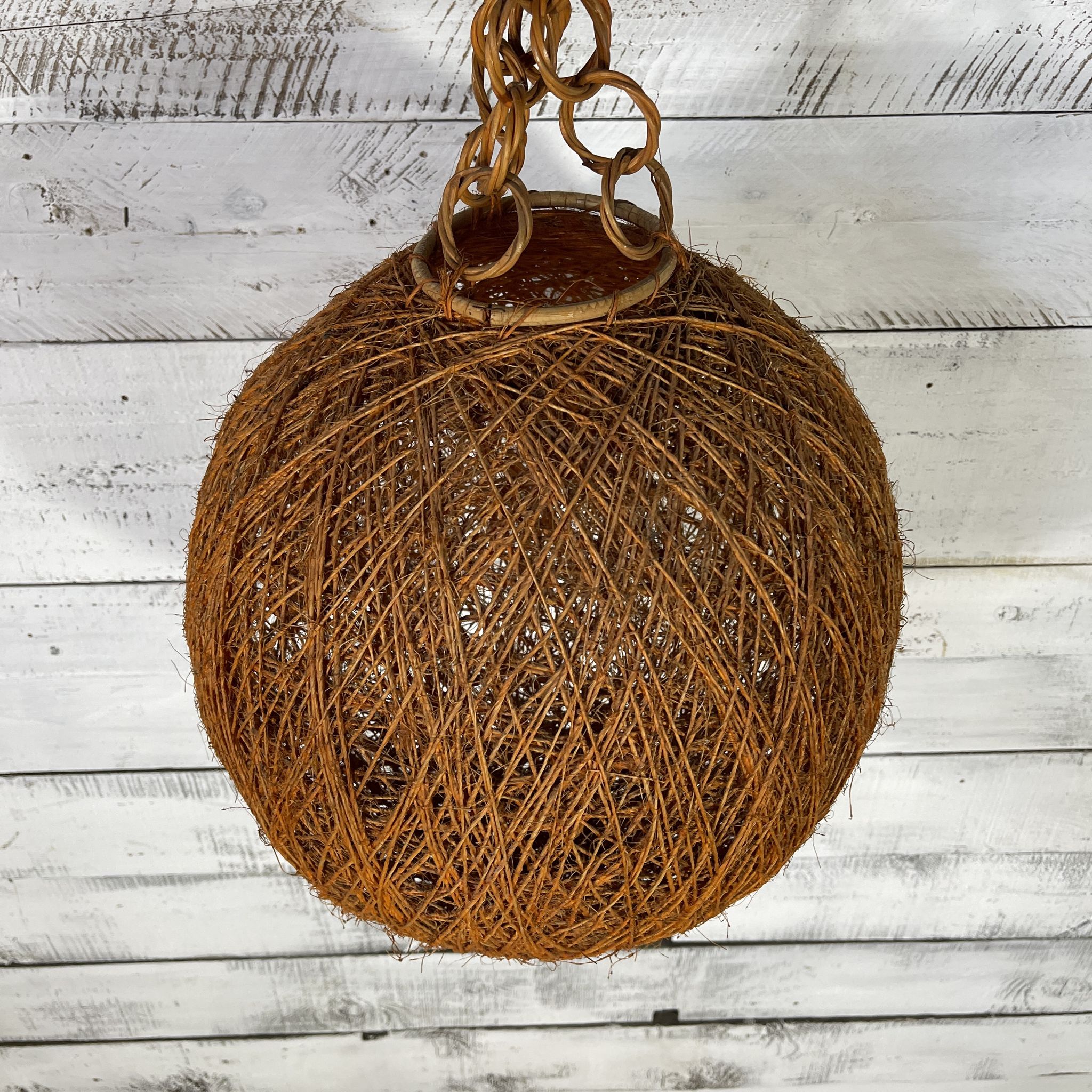 Suspension boule vintage