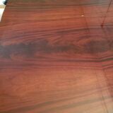 Louis XVI oval table in mahogany, 2 extensions