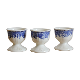 3 coquetiers in earthenware "Burgenland" Villeroy and Vintage Boch