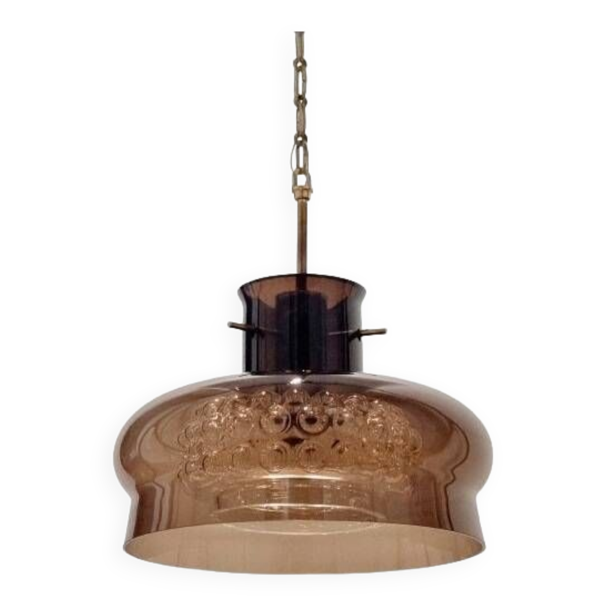 Mid-Century Scandinavian Glass Ceiling Light Neptune Model by Carl Fagerlund for Orrefors, 1960s