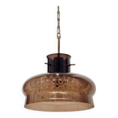Lustre en verre scandinave du milieu du siècle modèle Neptune par Carl Fagerlund pour Orrefors, années 1960.