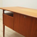 Teak desk, Danish design, 1970s, designer: Gunnar Nielsen, manufacturer: Tibergaard