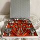 Set de coquetiers en inox  par Guy Degrenne