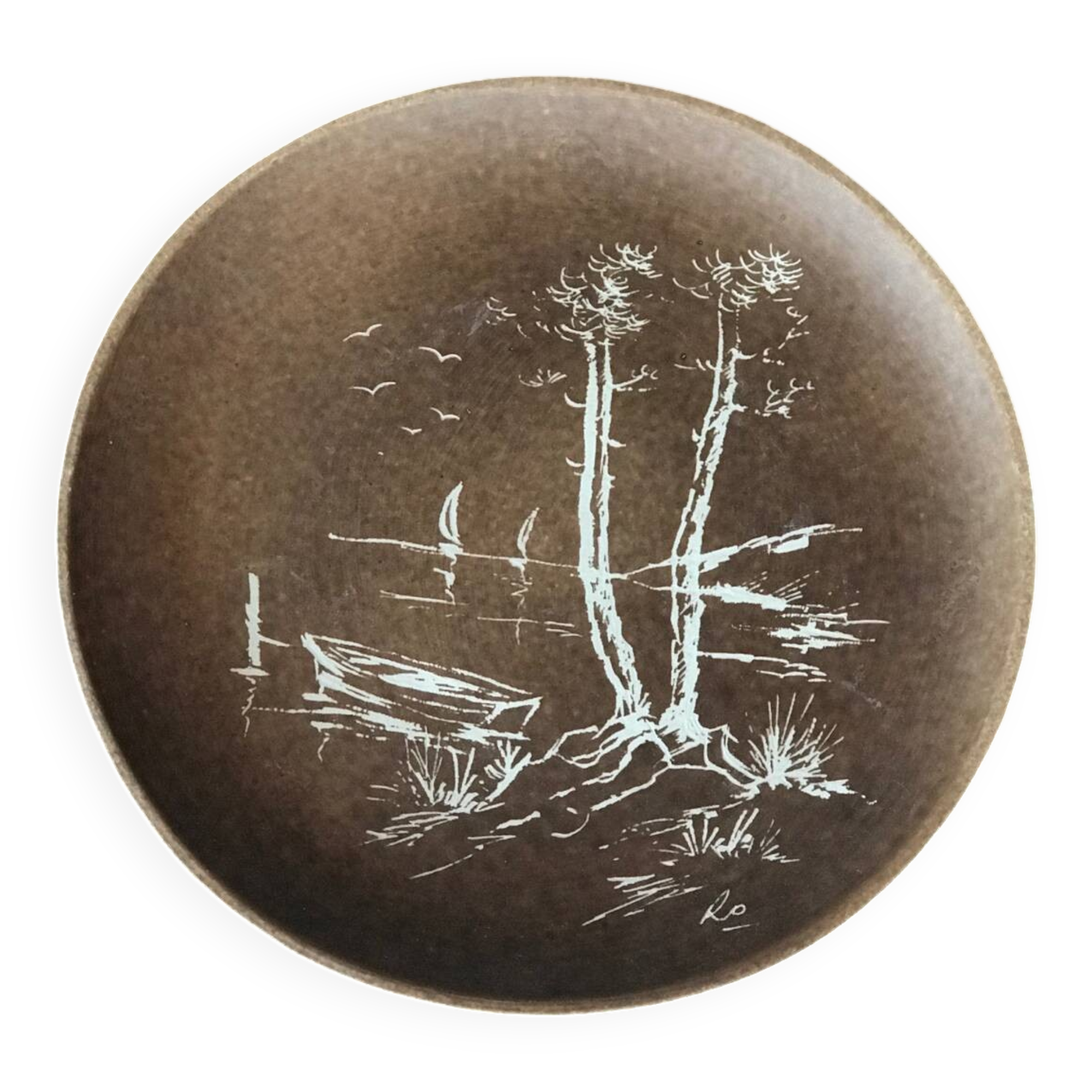 Plate signed Cazalas