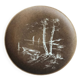 Plate signed Cazalas